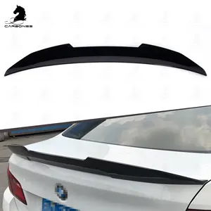 ABS Gloss Black PSM Type Rear Trunk Boot Spoiler Wing Ducktail Boot Lip Auto Body Parts For BMW F10 2011-2016