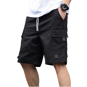 Pantalones Cortos Cargo Personalizados para Hombre, Resistentes, para Actividades al Aire Libre y Senderismo, con Múltiples Bolsillos, 100% Poliéster, Estilo Casual, Cintura Media - Product Image 4