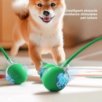 Elektrikli Karikatür Yuvarlanan Top Kedi Oyuncağı - Kendi Kendine Eğlenceli, Can Sıkıntısını Giderici, Akıllı Oyuncak, Kediler ve Köpekler için Otomatik Yürüme Fonksiyonlu