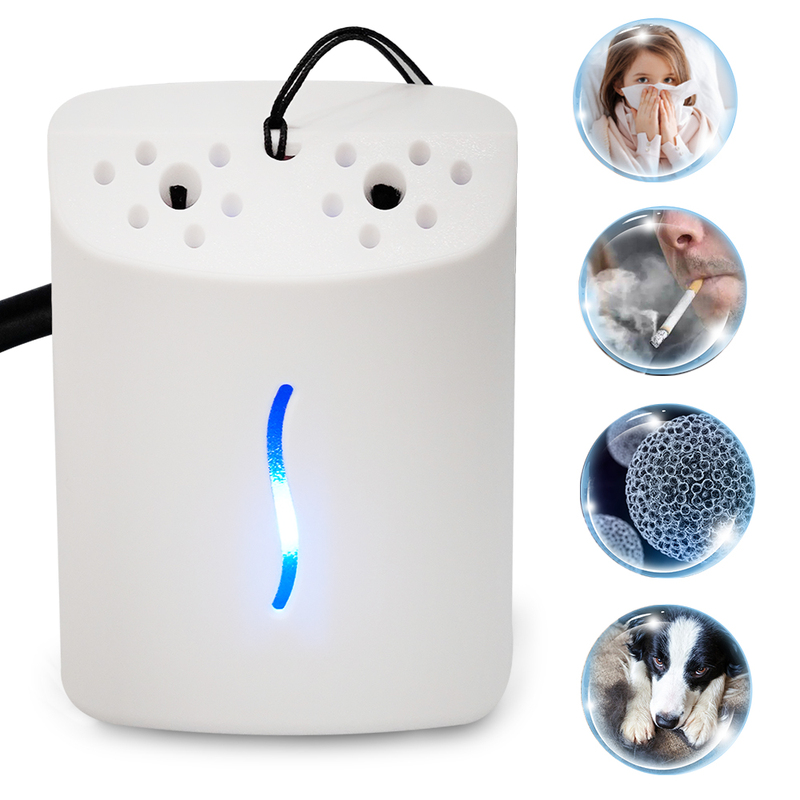 USB Rechargeable Neck Ionizer with Dual
