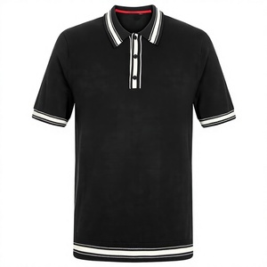 เสื้อโปโลกีฬากอล์ฟเสื้อยืดลำลองผู้ชาย,เสื้อโปโลแขนสั้นเข้ารูปผ้าฝ้าย100% - Product Image 1
