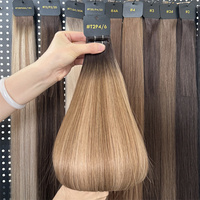 Extensiones de Cabello Humano Invisibles con Trama, Compra en Línea en Alibaba, Sin Caída, Color Rubio Piano, de Proveedor de Confianza