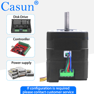 Motore <span class=keywords><strong>Stepper</strong></span> DC Ibrido Industriale <span class=keywords><strong>Nema</strong></span> 17 42x52mm, Coppia di Tenuta 280mN.m, 1.7A, 2 Fasi, 2.38V, Controllo CNC - Product Image 3