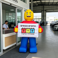 Mascotte gonflable géante personnalisée de style dessin animé, modèle gonflable publicitaire extérieur pour la promotion d'événements