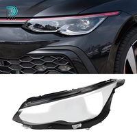 DG 2021-2023 pour Volkswagen Golf 8 GTI – Boîtier d'éclairage transparent pour phare avant – Pièce de réparation pour éclairage avant de voiture