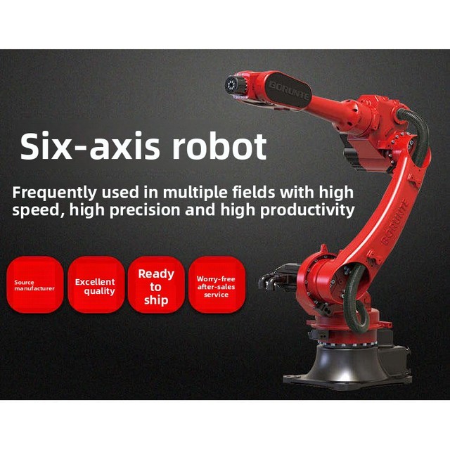 Industrial Robotic Arm Six-Degree-Of-Freedom Palletizing Handling Welding Spraying 5/8/10/20/50