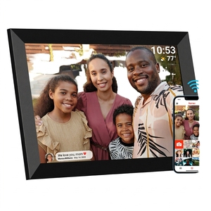 Marcos de Fotos Digitales Personalizados de 10.1 Pulgadas con WiFi Integrado, Pantalla Táctil, Reproducción de Video, Álbum de Fotos Digital - Product Image 1