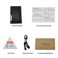 Encendedor de Cigarrillos Magnético Inalámbrico Rápido, Adaptador de Cargador para Teléfono Móvil, Luz Indicadora LED, Material Ignífugo, Certificado CE, para Automóvil