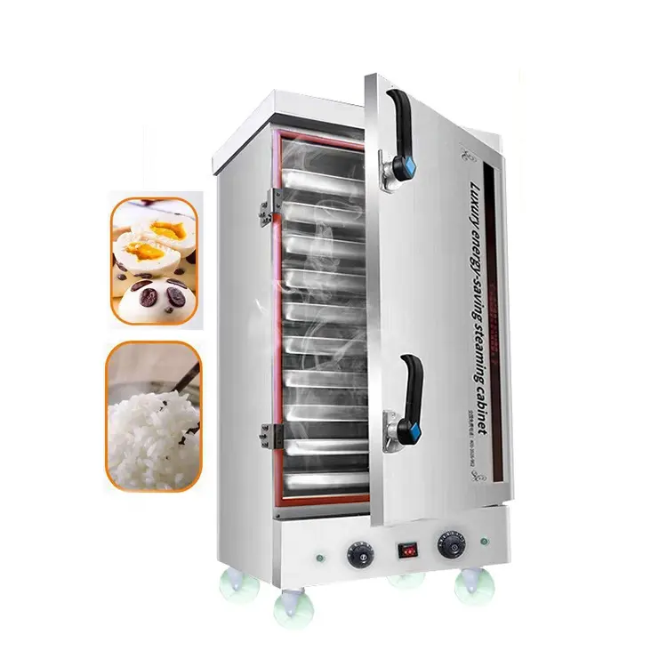 良質の多機能ガスおよび電気蒸し器工業用ガス食品米シーフードパン蒸し器機械