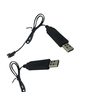 Fernbedienung Autos mit weiblicher SM Schnellladung 3,7 V Akku-USB-Ladegeräte SM 2P Stecker Elektro-Spielzeug USB-Ladekabel