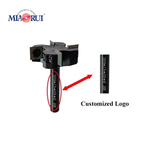 Miaorui 8*40*4T * 60L remplaçable alliage dur <span class=keywords><strong>bois</strong></span> CNC Spoilboard surfaçage routeur Bits fraise tige ronde forets - Product Image 4