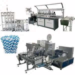 Automatic Paper Splicing Paper Straw Machine Supplier High Speed Machine Making 3-5 Layers Paper Pipe