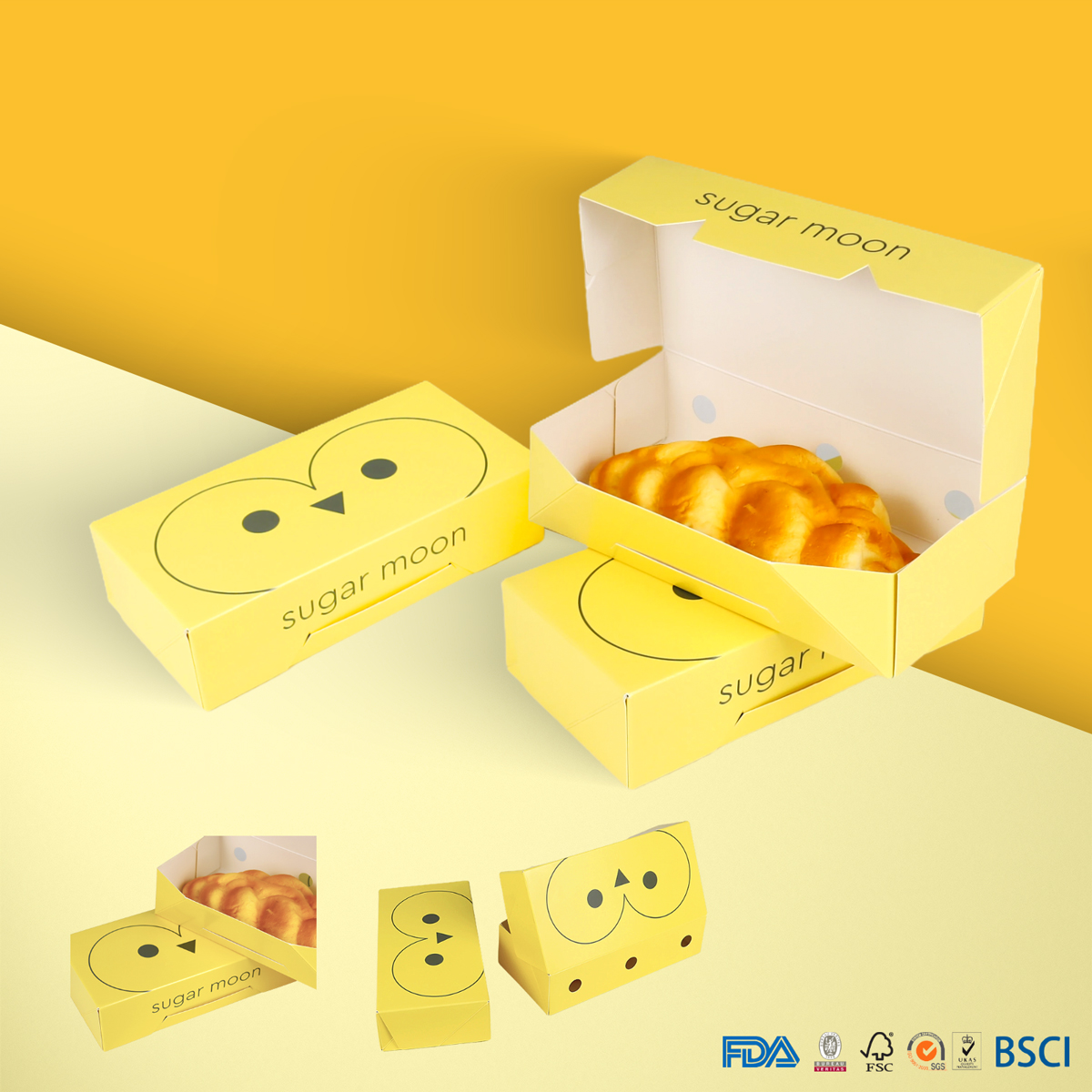 caja de pastel