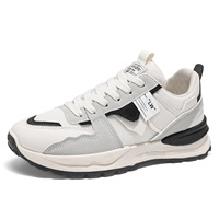 Baskets pour hommes 2026 Nouveau design Chaussures décontractées de marche durables à lacets pour hommes