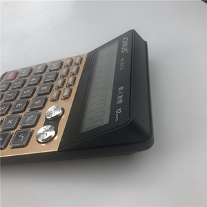 Jonus Js-2013 12 Digit Voice Calculator With <b>Calendar</b> Alarm Time Display Desktop Electronic Calculator - Product Image 2