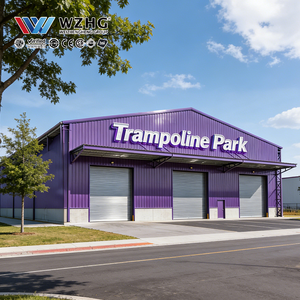 Modular Steel <b>Frame</b> Trampoline Arena Building Robust Astm Standard Ce Approved Indoor Sports 100ft Width Reliable - Product Image 1