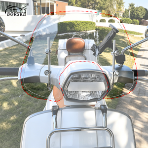 Accessori per Moto, <span class=keywords><strong>Parabrezza</strong></span> in Acrilico per Veicoli Elettrici, Piccolo Deflettore Antivento per <span class=keywords><strong>Lambretta</strong></span> G350 - Product Image 6