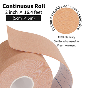 Customizable Waterproof Kinesiology Muscle <b>Tape</b> Pre-Cut 5cm *5m Sports Elastic Bandage for <b>Athletic</b> Support - Product Image 3