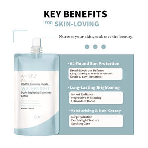 Vente à chaud de produits de beauté noir sec peau sensible clair et blanc Lotion pour le corps éclaircissante d'inspiration parisienne avec Pa ++ Adultes - Product Image 3