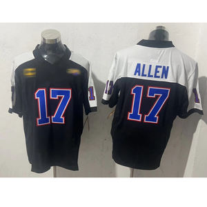بيع بالجملة رخيصة عالية الجودة الجاموس 17 جوش ألين التنافس جيرسي مخيط قمصان كرة القدم الأمريكية الرياضة قمم جيرسي - Product Image 4