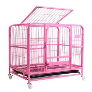Yüksek kalite sıcak satış çoklu boyutları tek kapı ve çift kapılı katlanır Metal büyük köpek kafesleri kapalı köpek kulübesi - Product Image 1