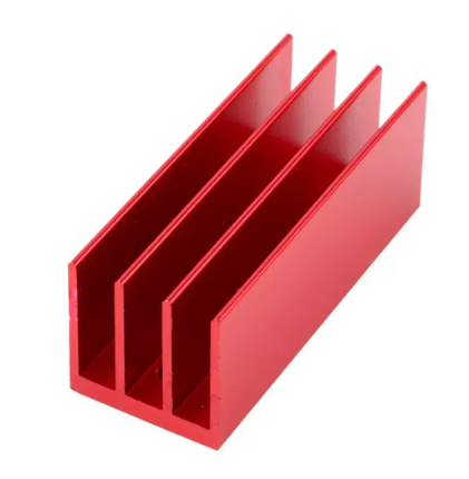 MLK Aluminum Heat Sink 40x17.5x17mm Power Amplifier IC Cooler TO-220 Two Hole Transistor MOSFET Cooling Fin