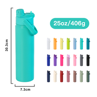 Prêt à expédier – Gourde isotherme sans BPA de 750 ml, en acier inoxydable certifié CE, vente en gros, sans danger pour les aliments, idéale pour le camping