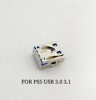 Connecteur arrière de remplacement pour console de jeu PS5, interface USB 3.0 3.1, neuf d'origine