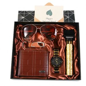 Set de Regalo Empresarial XD, Reloj de Cuarzo Redondo <span class=keywords><strong>para</strong></span> Hombre, el Más Vendido, Regalo Ideal <span class=keywords><strong>para</strong></span> <span class=keywords><strong>Novio</strong></span>, Maquinilla de Afeitar <span class=keywords><strong>para</strong></span> el Dí<span class=keywords><strong>a</strong></span> del Hombre - Product Image 2