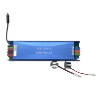 Contrôleur d'éclairage d'escalier 400W 24V avec détecteur de mouvement PLC, variateur LED trois-en-un, télécommande pour éclairage de marche à défilement continu