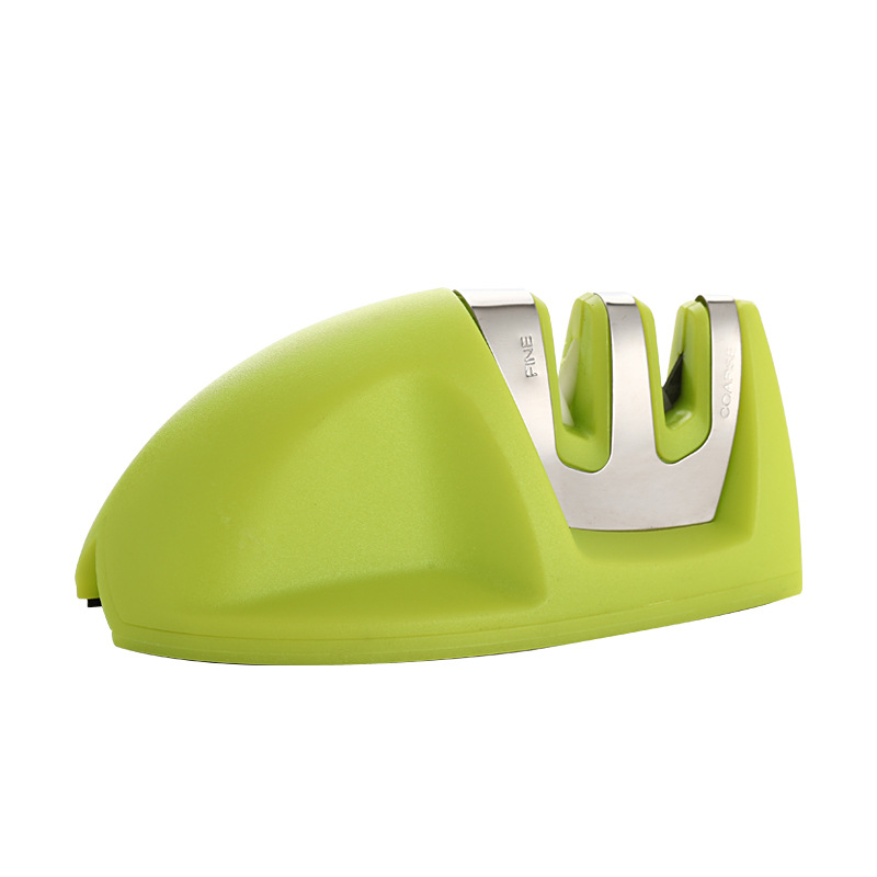 Керамический нож точилка Мини Портативный стали кухонные ножи полировочные домашний кухонный нож из нержавеющей стали + PP 9,5*4*4,5 см цветная коробка