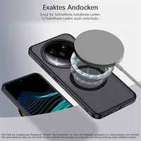 Pour Xiaomi 15 Ultra magnétique mat couverture Airbag coins K80 Pro Poco F7 Ultra 15 Pro 14T pour Redmi K70 13 étui résistant aux rayures