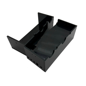 Soporte Rectangular de Acrílico PMMA Negro Mecanizado con Precisión Personalizada para Pruebas y Ensamblaje de Componentes Electrónicos y Eléctricos - Product Image 2
