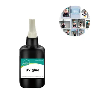 Colle UV, résine et adhésif UV, 50 ml, liaison Photo sur verre