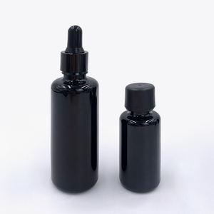En Stock, Botellas de Vidrio Negro Mate con Gotero de 5ml-100ml, con Tapa de Bambú/Dorado, Directo de Fábrica, Envío Rápido - Product Image 6