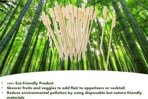 Paddle Stick Golf Teppo Brochette Bambou Vaisselle Jetable - Product Image 6