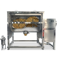 Mélangeur horizontal à vis pour l'industrie alimentaire et chimique, en acier inoxydable SUS304, équipement de mélange de poudre détergente