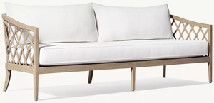 Sofá de Teca Moderno de Alta Calidad para Todo Clima, Muebles Cómodos, Conjunto Seccional para Exteriores, Patio, Jardín, Villa, Terraza - Product Image 2