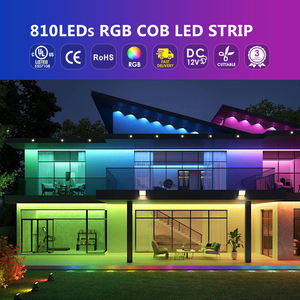 RGB COB <b>LED</b> 810LED 504LED 5m IP20 Rated 12V Full Color Strip <b>Light</b> with CE for RoHS for <b>Wall</b>/Ceiling <b>Dimmable</b> Remote Control - Product Image 6