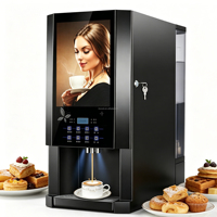 Máquina Expendedora de Café Inteligente Automática, 3 Sabores, Bebidas Instantáneas, Autoservicio, Dispensador de Té con Leche, Jugos y Bebidas