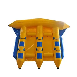 Boya de plátano remolcado, inflable, tubo de pescado volador, inflable, barco de plátano de agua