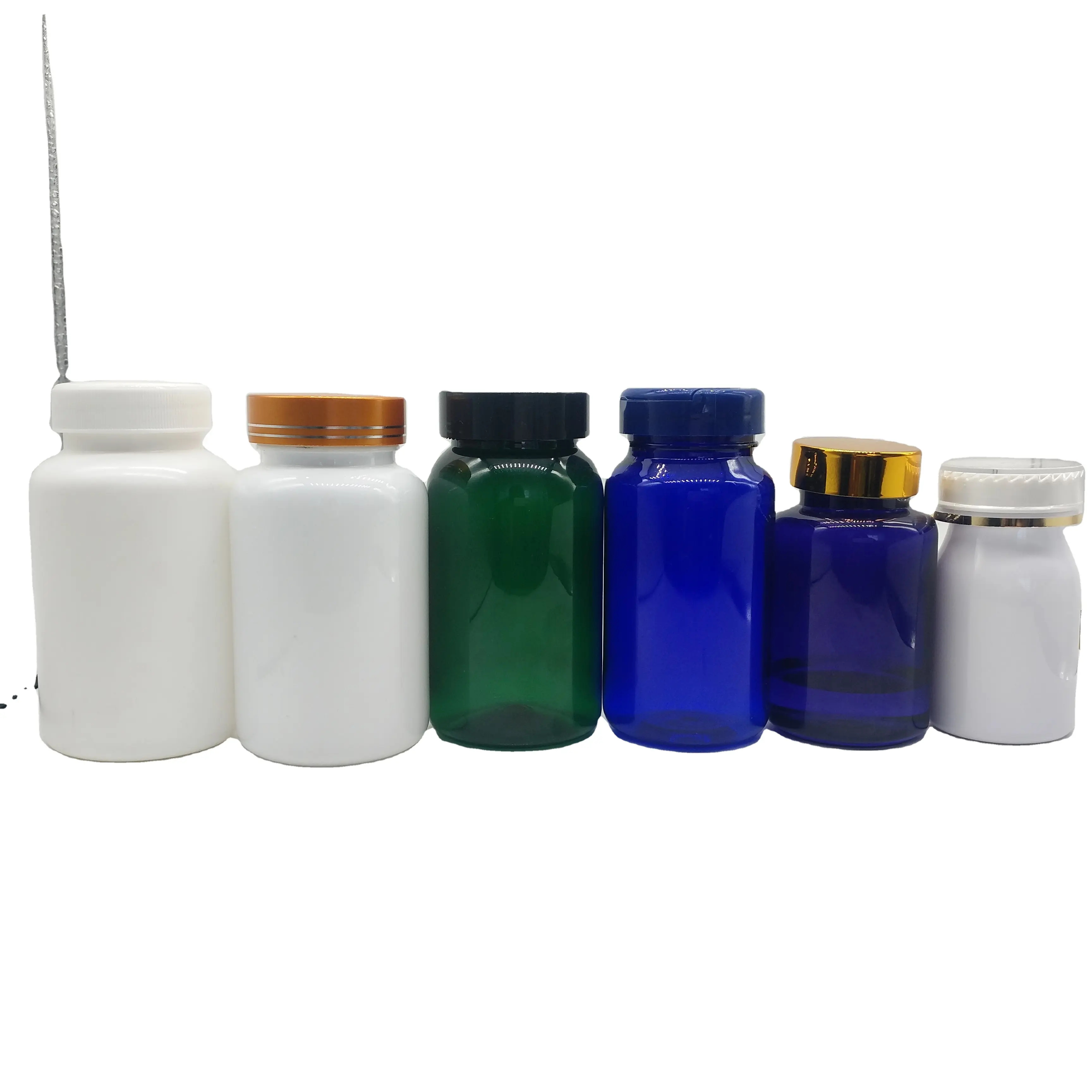 Factory price wholesale capsule pill packaging bottle custom color round screw cap 50ml plastic medicine bottle