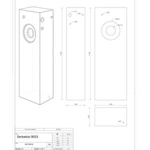 Tanque de Agua Blanco/Neutro de HDPE para Barcos, Autocaravanas y Casas Rodantes, 92 LT, Componentes y Sistemas para RV, TEKCNOPLAST SRL, Modelo 9033/92 - Product Image 3
