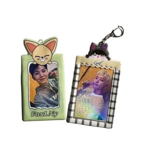 ที่ใส่การ์ดรูปภาพดีไซน์ใหม่ สำหรับสะสมรูปดาราเคป๊อป  พร้อมพวงกุญแจ - Product Image 3