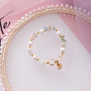 Top Vente Coloré Forme Irrégulière Pierre Perle Bracelet en Coquille Coréen Accessoires De Bracelet De Perles - Product Image 2