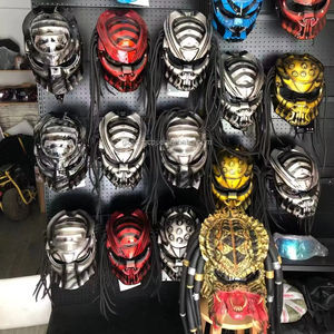 <span class=keywords><strong>Casco</strong></span> de Motocicleta Yautja de FRP GRP, Elegante <span class=keywords><strong>Casco</strong></span> Integral para Motocicleta, Cascos para Exteriores, Genial <span class=keywords><strong>Casco</strong></span> de <span class=keywords><strong>Alien</strong></span> Yautja - Product Image 6