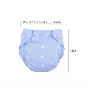 Newborn Cloth Diaper Reusable Adjustable Washable Baby Swim Diapers Girls and Boys Couche Bebe En Gros