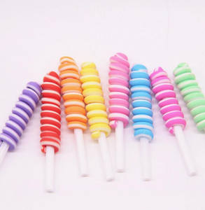 Bonitos Adornos de Resina con Forma de Caramelo de Simulación y Patrón de MODELO para Kits de Slime y Accesorios DIY para Teléfonos - Product Image 3