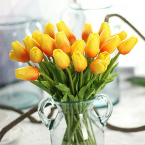 Tulipanes Artificiales West Lake Butterfly de 32 cm, Flores de Seda para Decoración de Interiores de Bodas - Product Image 4