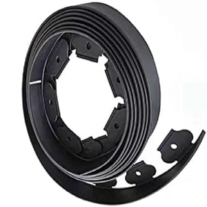 Bordure décorative en plastique pour jardin avec 30 chevilles solides d'ancrage insertion facile à installer bordure de pelouse - Product Image 3